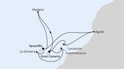 Kanaren, Madeira und Marokko im Advent